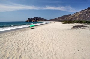In search of that deserted white-sand beach?  Check out Los-Frailes-Beach-Machalilla-National-Park